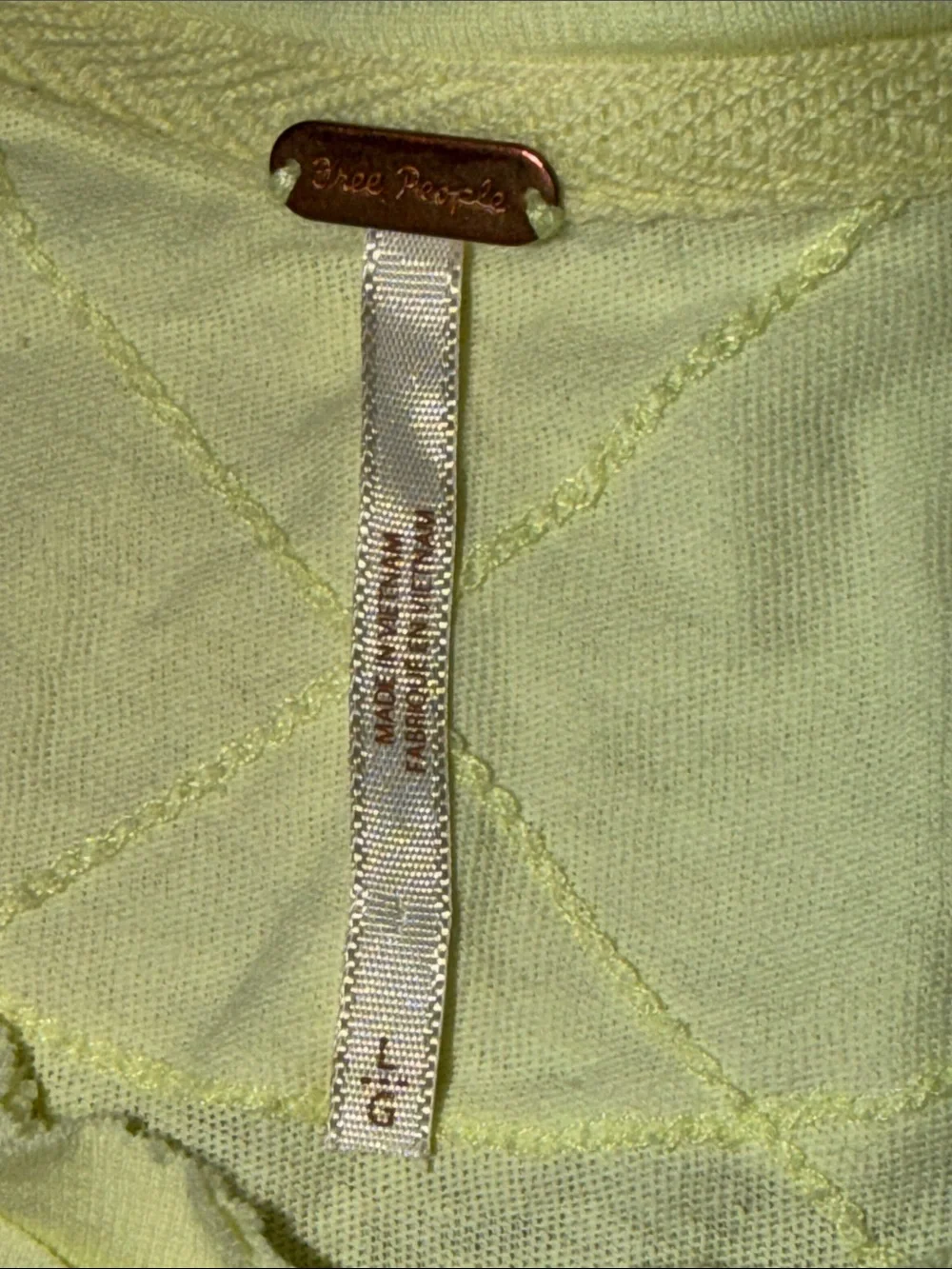 Free People Better Yet Tunic Bright Yellow Large